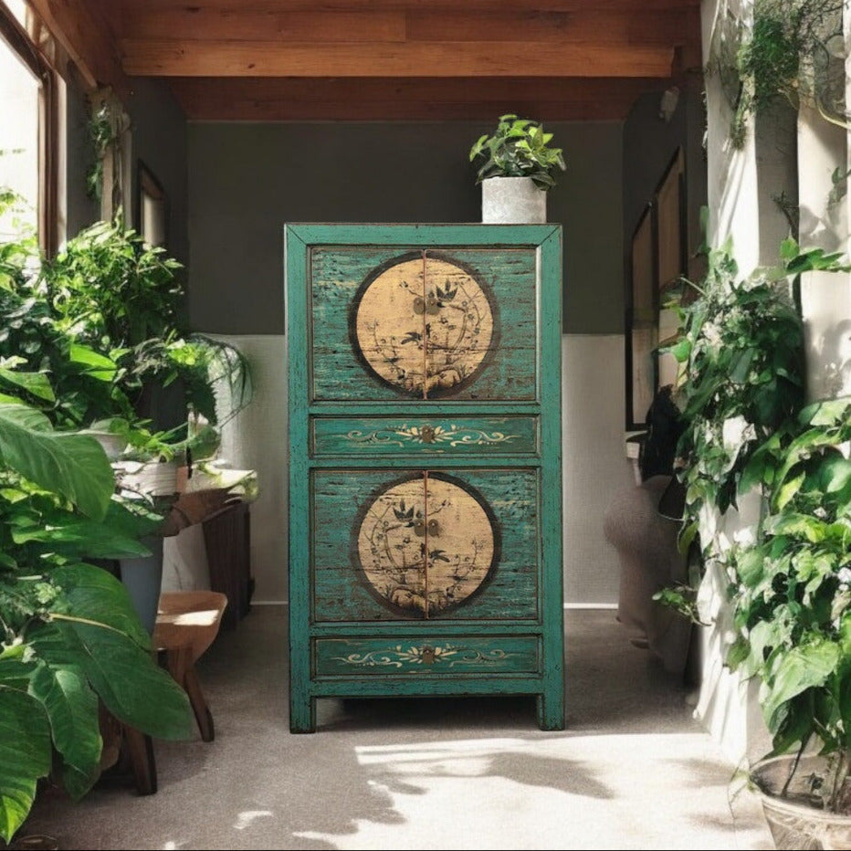 Vintage Asia Wedding Cabinet Dresser "Aurora" - Art. 33723-6