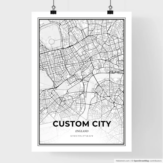 Classic Scandinavian Map Poster