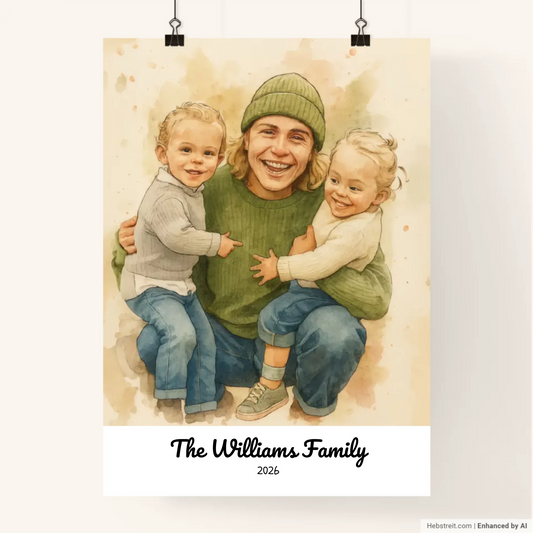 Custom Portrait Painting Poster