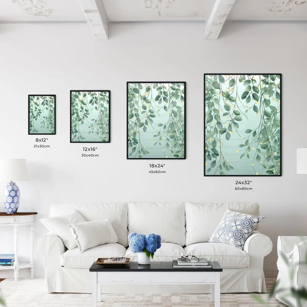 Close Up Of Leaves Art Prin Wall Art