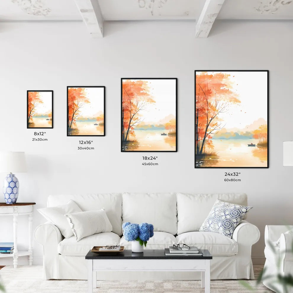 Boat On The Water Art Prin Wall Art