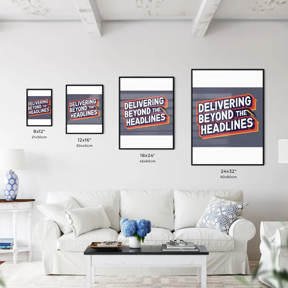 Delivering Beyond The Headlines - Wall Art