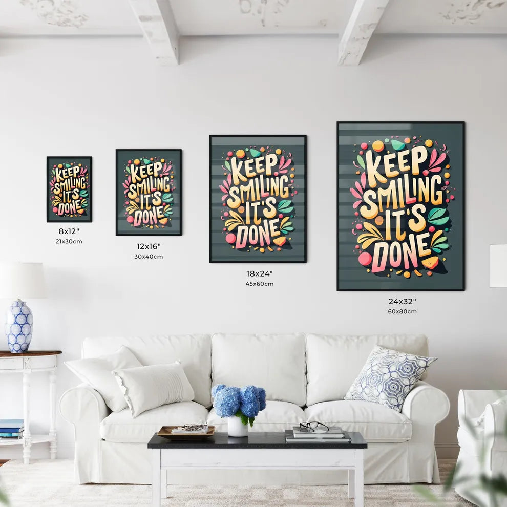 Keep Smiling Wall Art