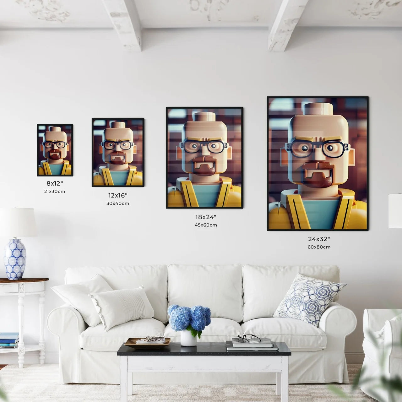 A Toy Figure Of A Man Art Prin Wall Art