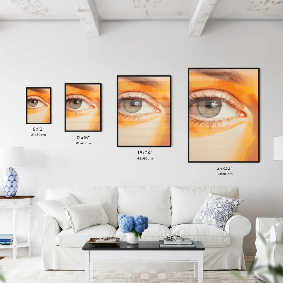 A Close Up Of An Eye Art Print