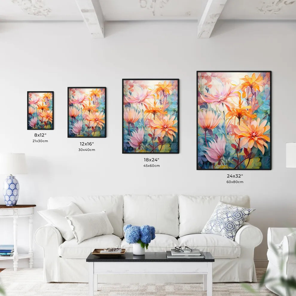 A Painting Of Flower Wall Art