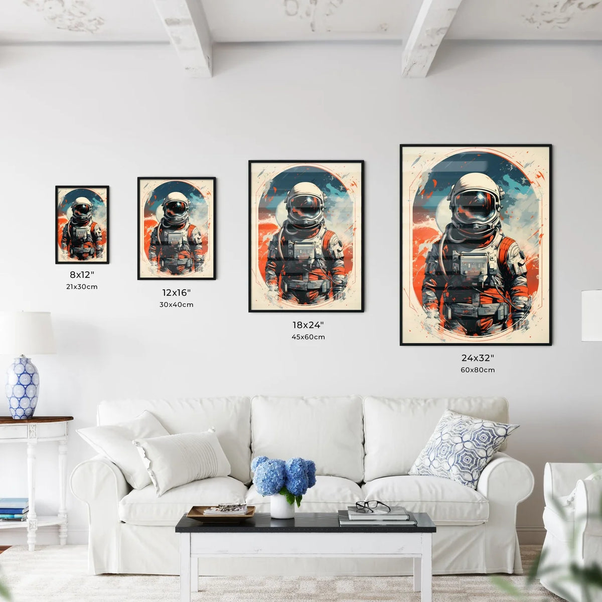 An Astronaut In A Space Sui Wall Art