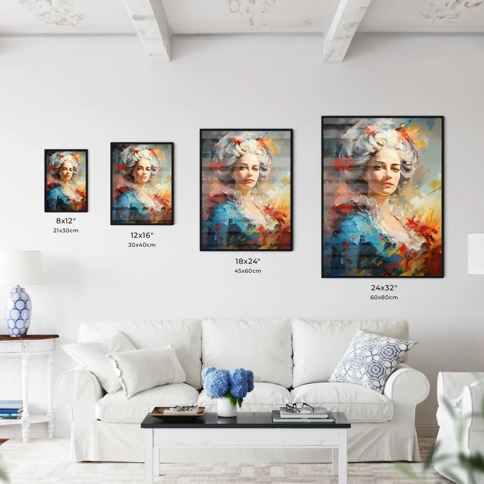 Catherine The Great - A Painting Of A Woma Wall Art