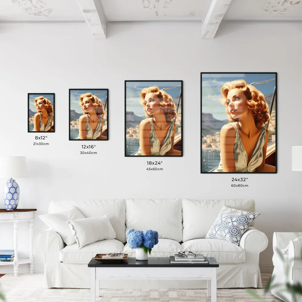 Desire - A Woman Looking Out Of A Windo Wall Art