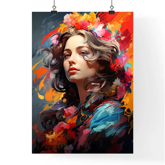 Maria Theresa - A Woman With Long Hair And C Poster