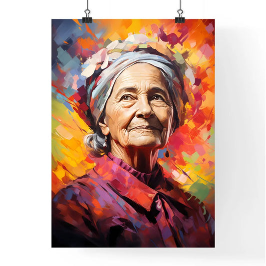 Mary Harris Mother Jones - A Woman With A He Poster