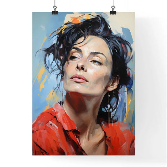 Molly Bloom Ulysses - A Woman With Dark Hair Poster