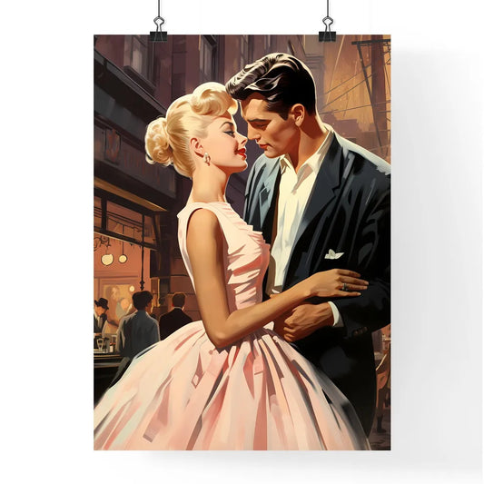 The Application - A Man And Woman In A Dres Poster