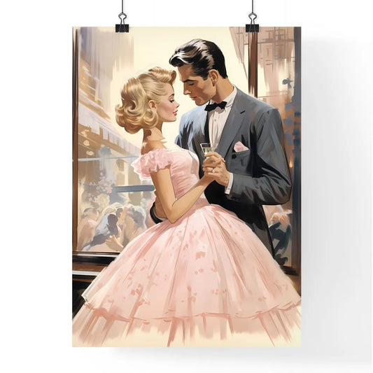 The Application - A Man And Woman In A Dres Poster