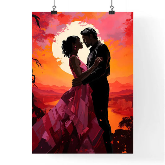 The Offer - A Man And Woman Kissing In Front Poster