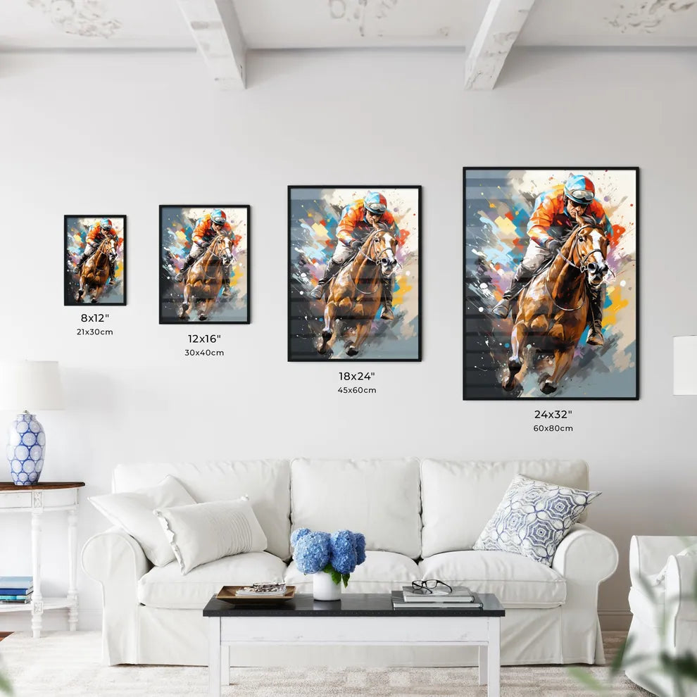The Race Art Print