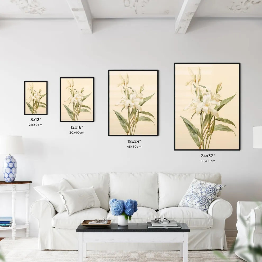 Vanilla - A Close Up Of A Flowe Wall Art