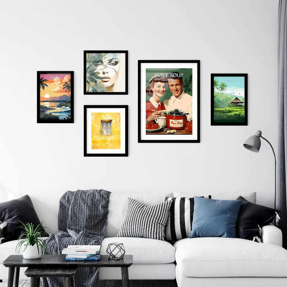 Vintage Advertising - A Man And Woman Smilin Wall Art