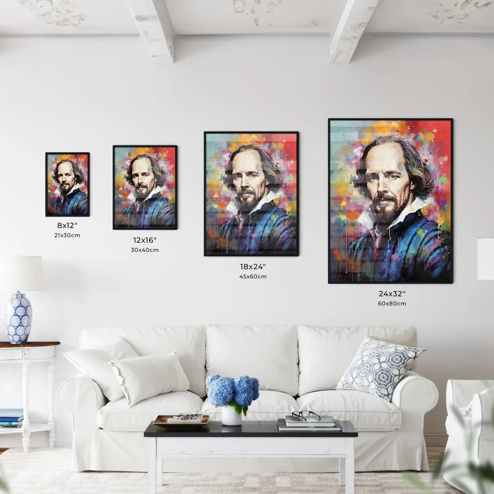 William Shakespeare - A Painting Of A Ma Wall Art