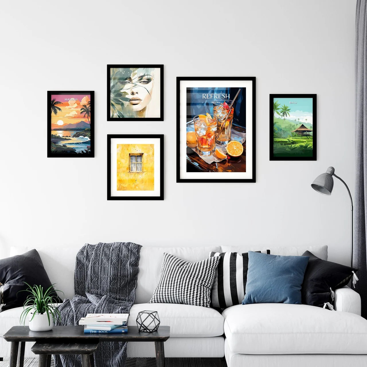 Apple Chai Gin And Tonic - A Two Glasses Of Wall Art