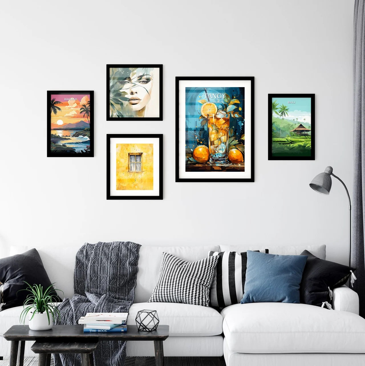 Harvey Wallbanger Cocktail - A Glass Of Ice Wall Art