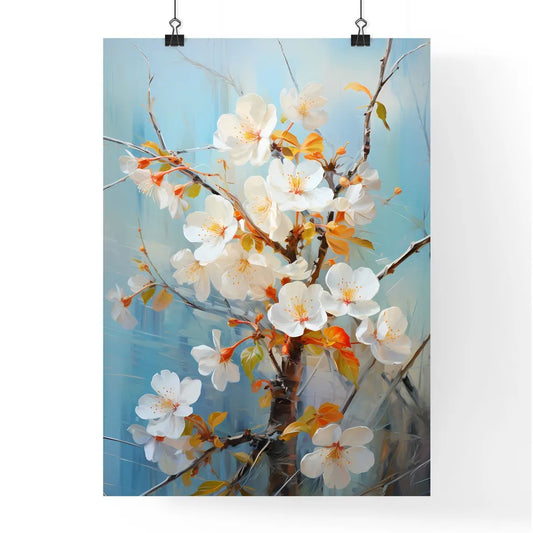 Macro Of Cherry Flowers In Soft Focus - A Wh Poster