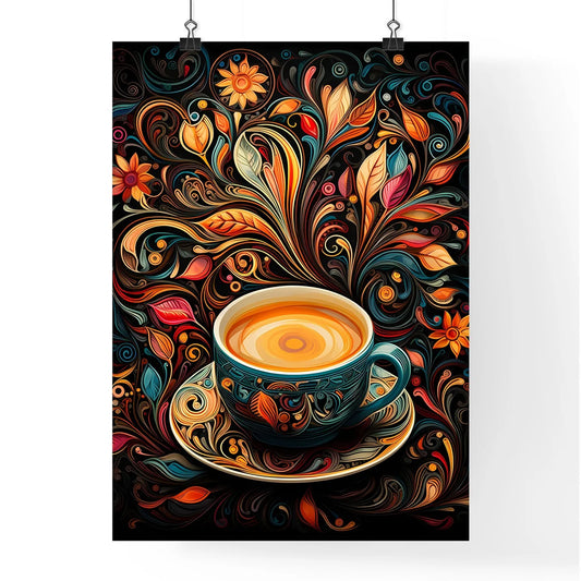 Mexican Coffee - A Tea Cup Wi Poster