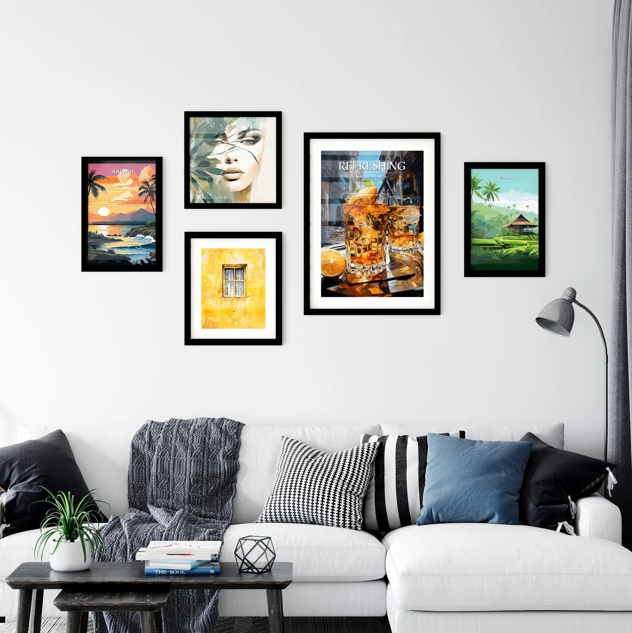 Moscow Mule - Two Glasses Of Ice Tea W Wall Art