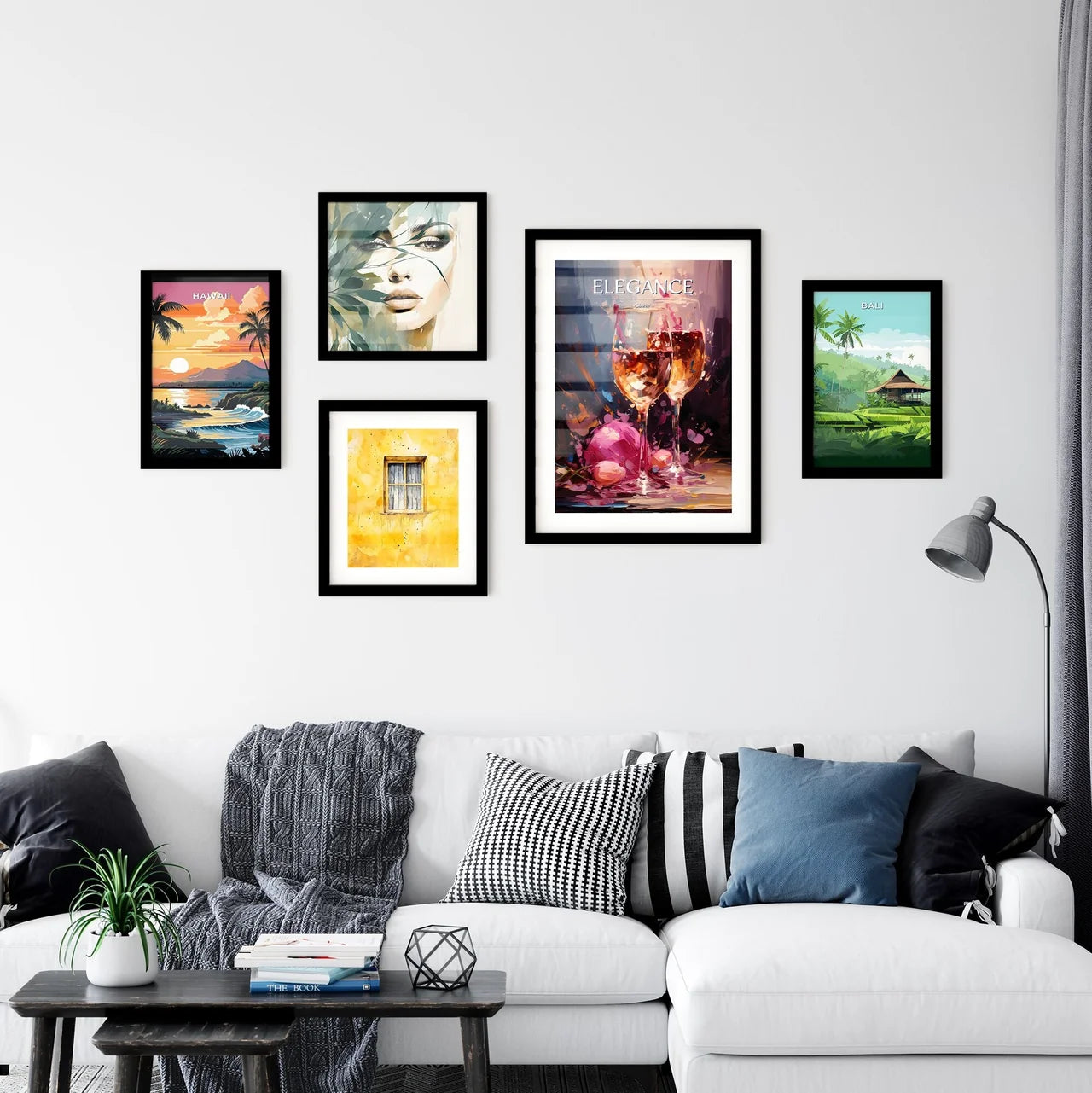 Perfect Kir Royale - A Painting Of Wine Glas Wall Art