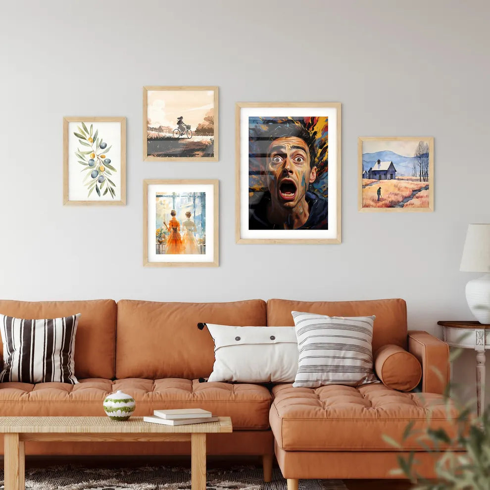 Puff Zip Zaap Ouch Comic Book Expressions - Wall Art