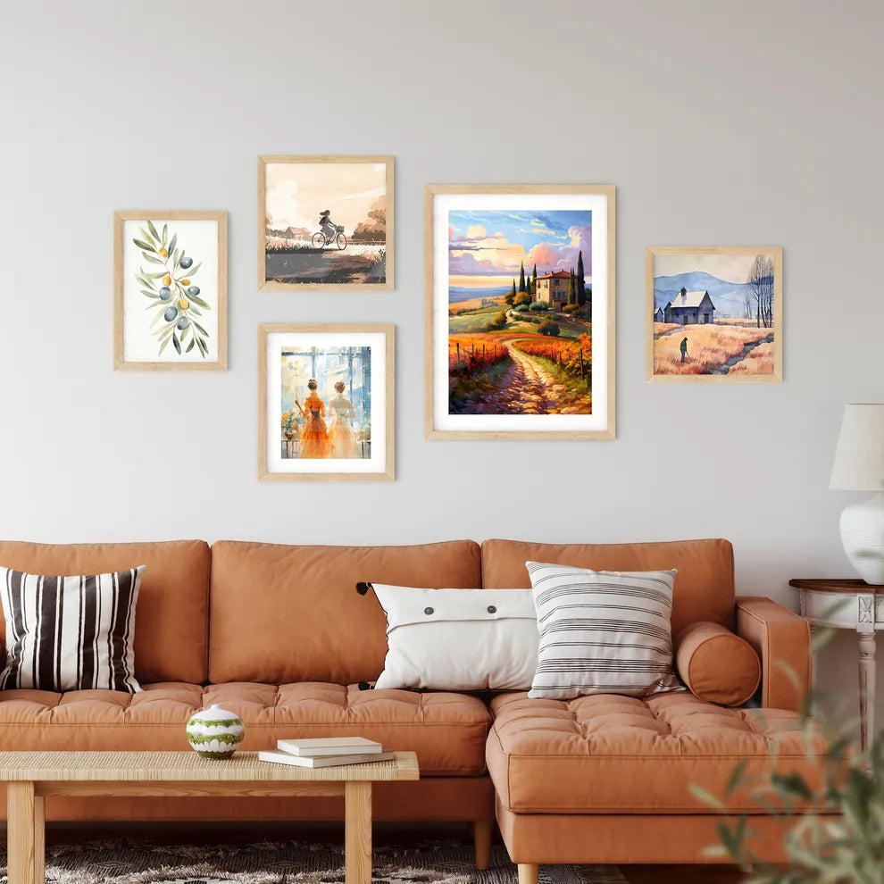 Typical Tuscan Farmhouse - A Painting O Wall Art