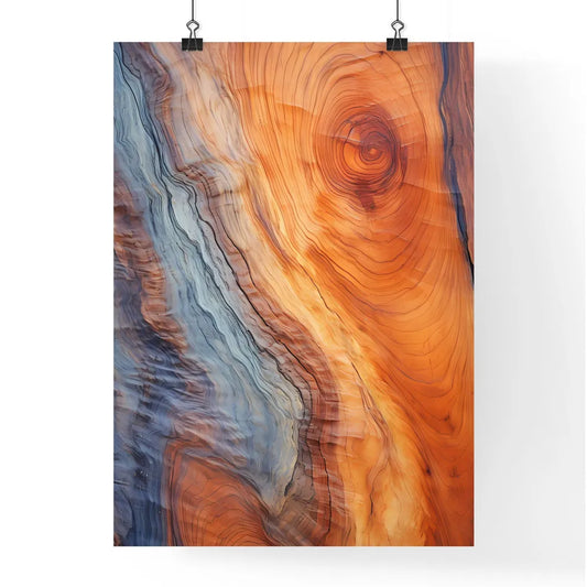 Very Old Juniper Wood Texture Poster