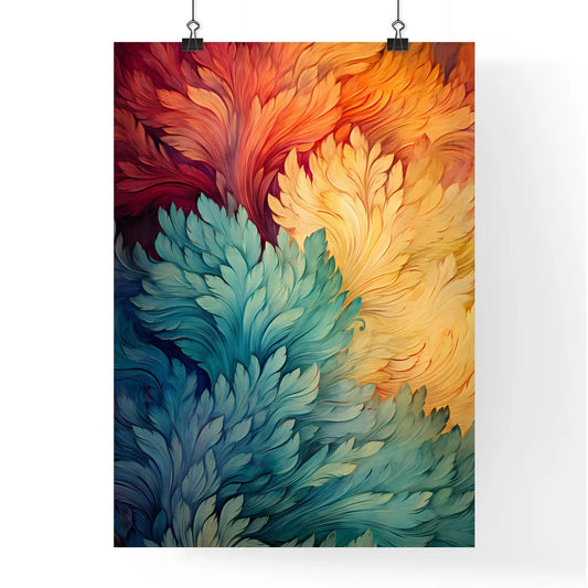 Vintage Seamless Pattern With Grunge Effect Poster