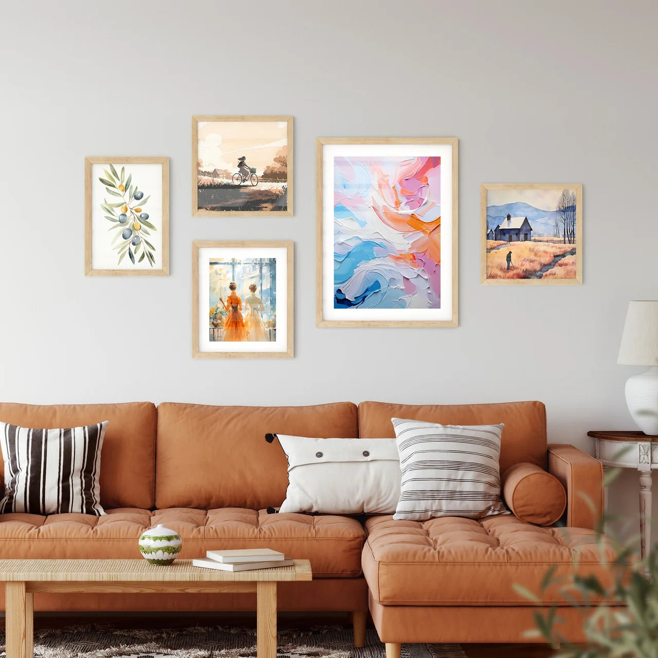 Original Abstract Oil Painting - A Close Up Wall Art