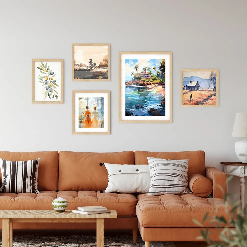 Private Island Surrounded By Sparklings - A Wall Art