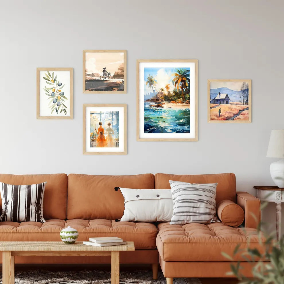 Private Island Surrounded By Sparklings - A Wall Art