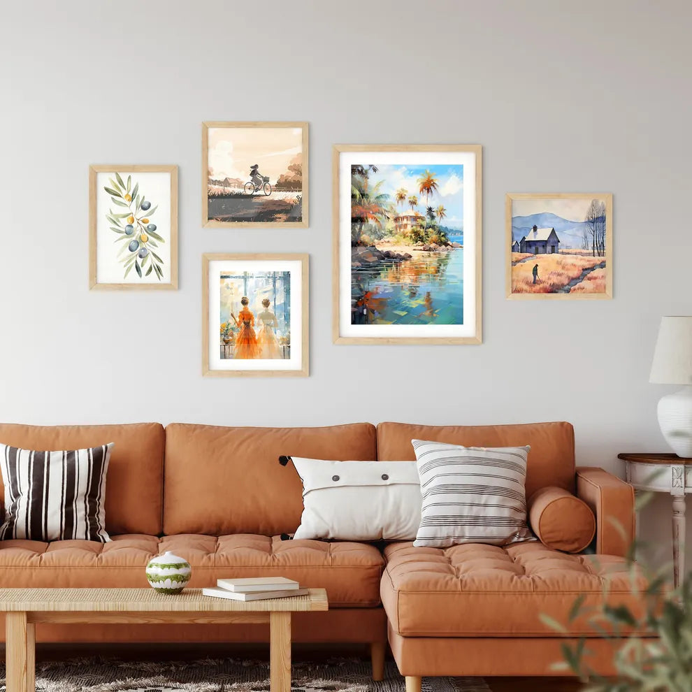 Private Island Surrounded By Sparklings - A Wall Art