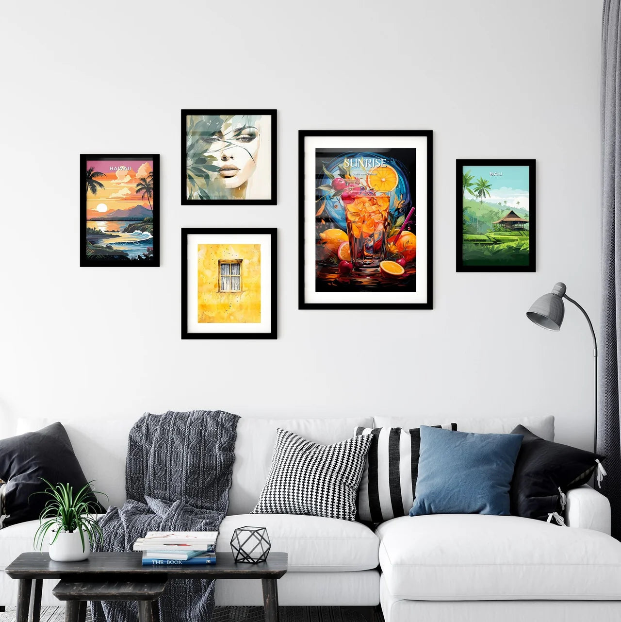 The Tequila Sunrise Is A Cocktail Made Of Te Wall Art