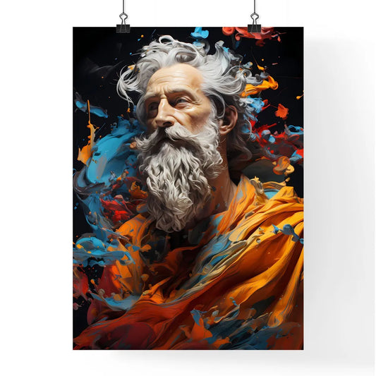 Aristoteles Explains The World - A Man With Poster