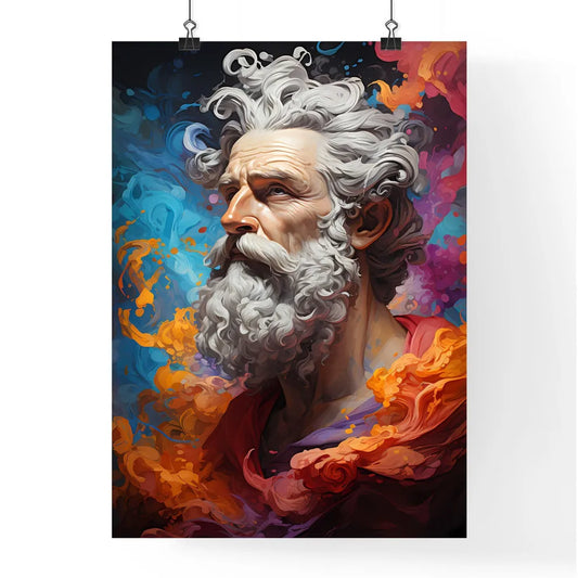 Aristoteles Explains The World - A Painting Poster