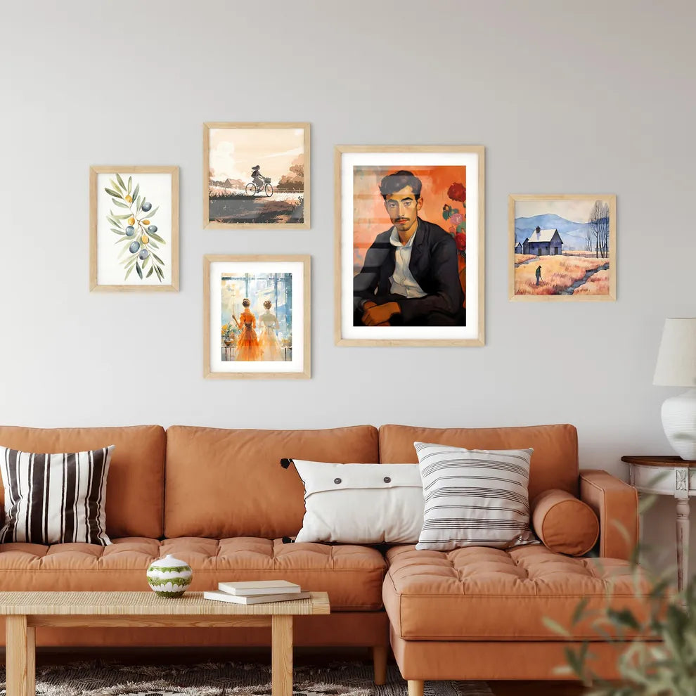 Eugne Henri Paul Gauguin French Post-Impressionist - A Man Sitting In A Chair Default Title