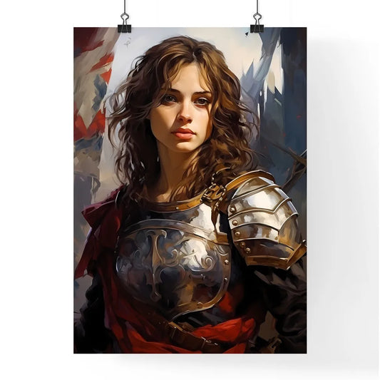 Joan Of Arc French Martyr Saint And Military Poster