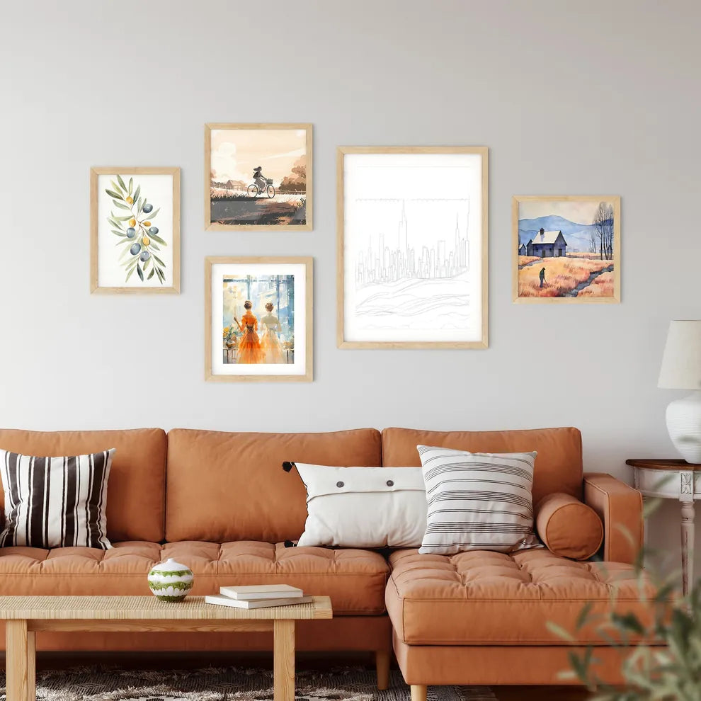 Boston Skyline - A Drawing Of A City Interior Design