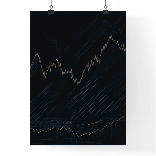Financial Charts Poster - A Graph Of S Poster