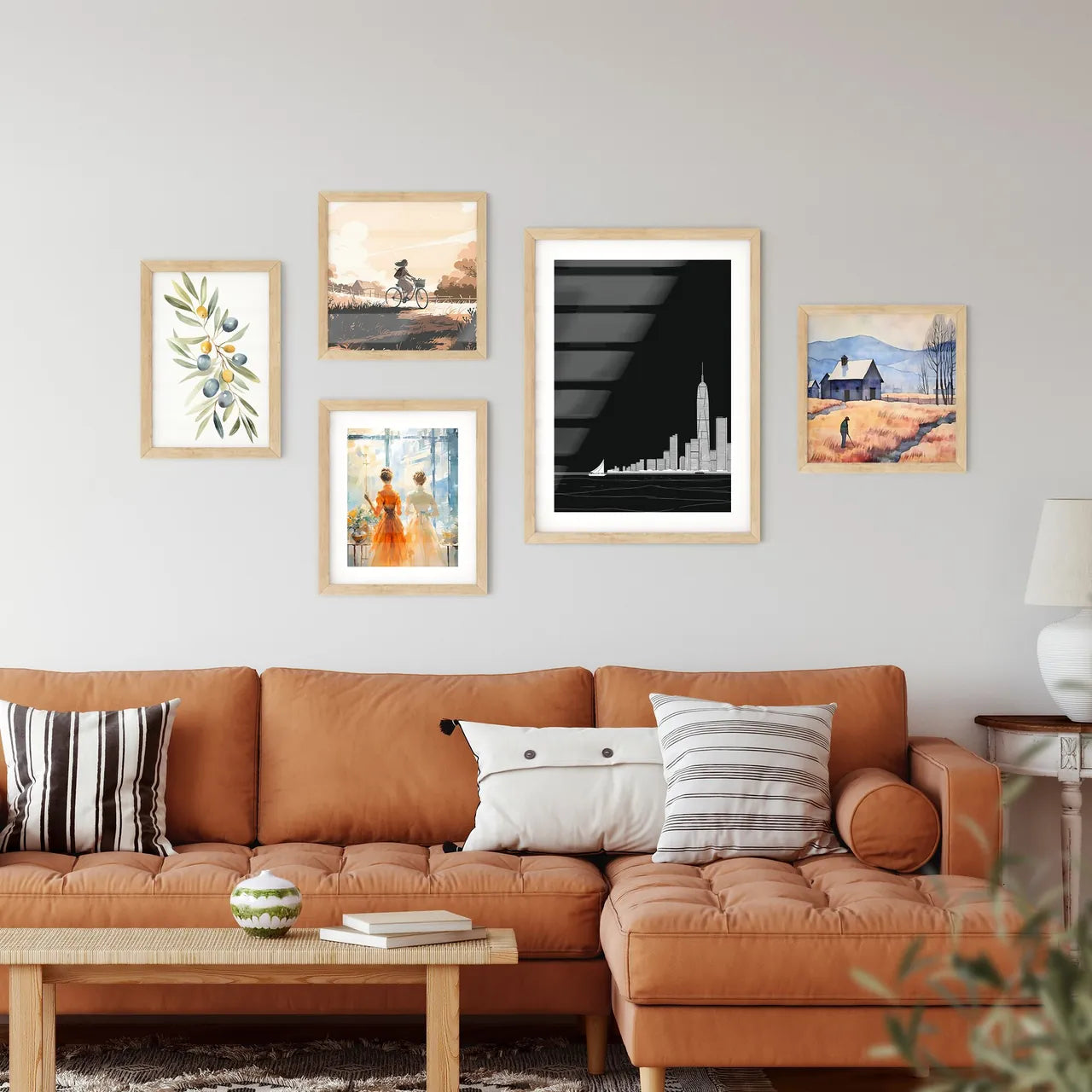 Hong Kong Waterfront Skyline - A City Skyline With A Sailboat In The Distance Interior Design