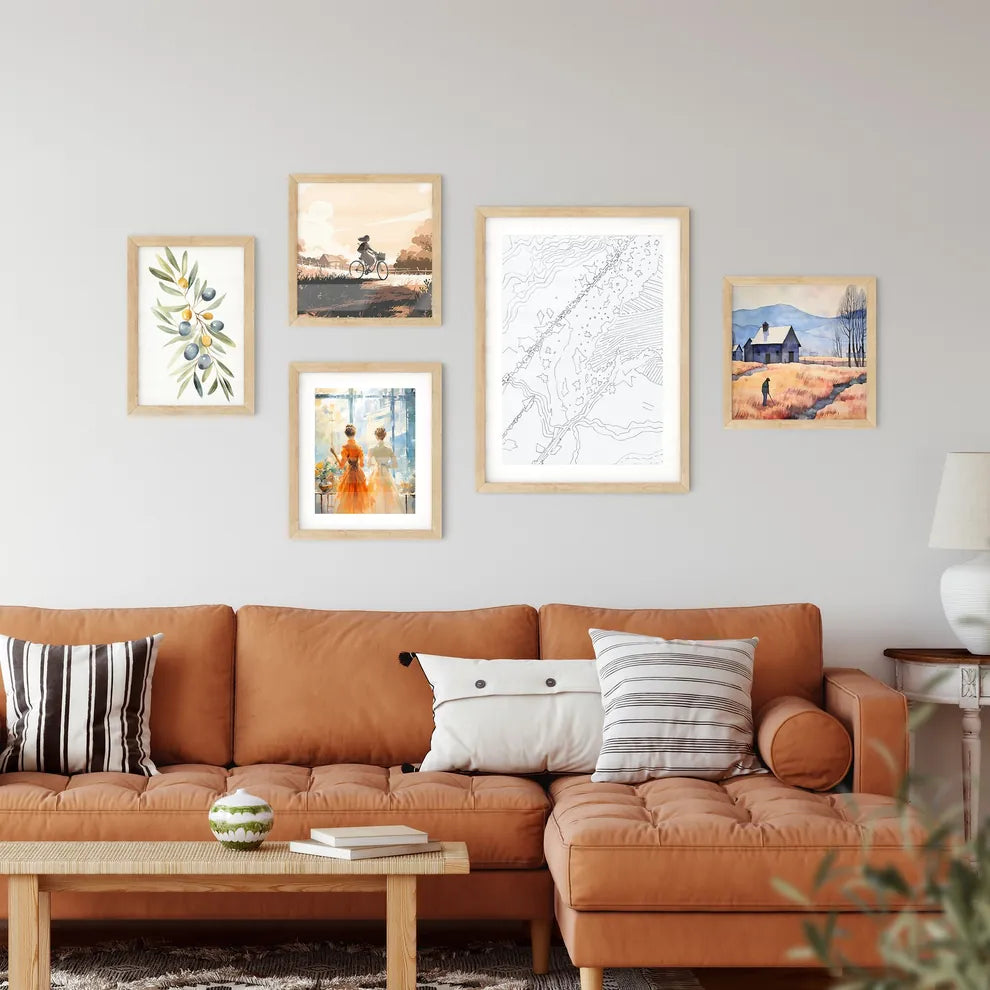 My Travel - A Map Of A M Wall Art
