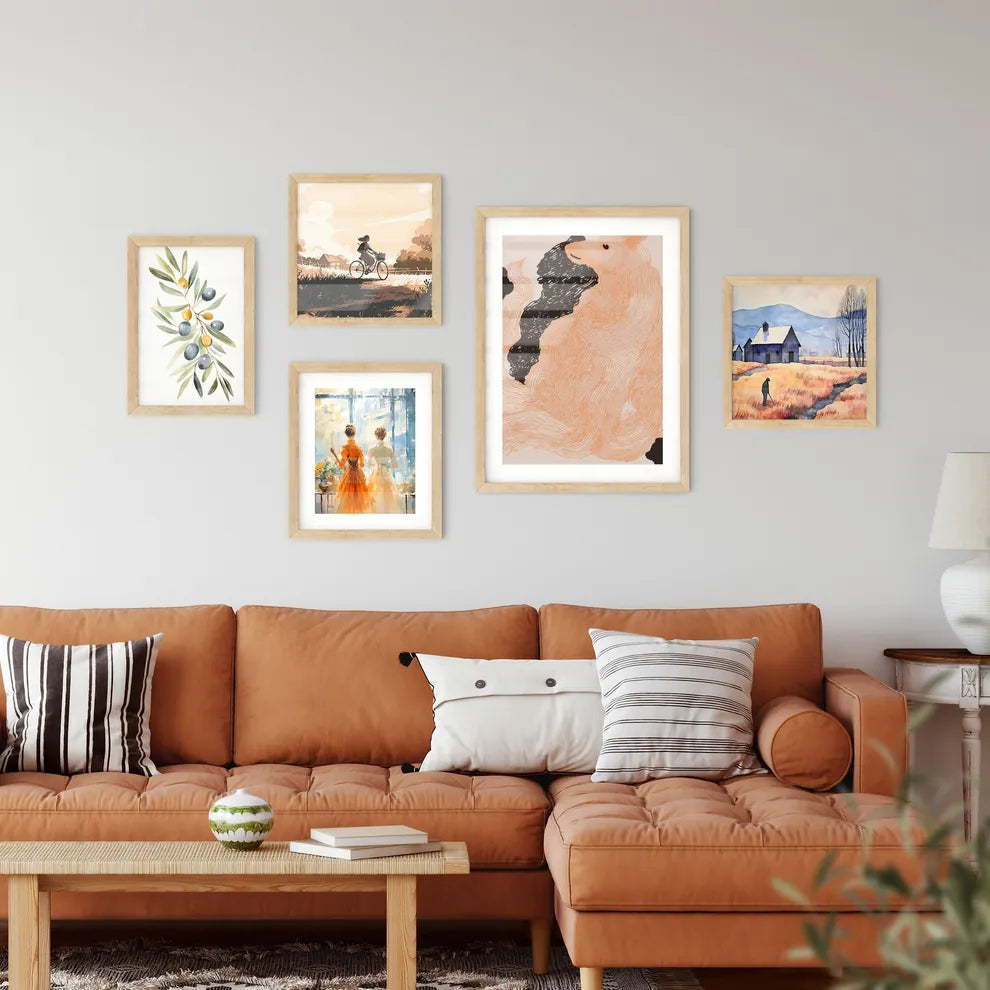 Riding A Bike Art Print