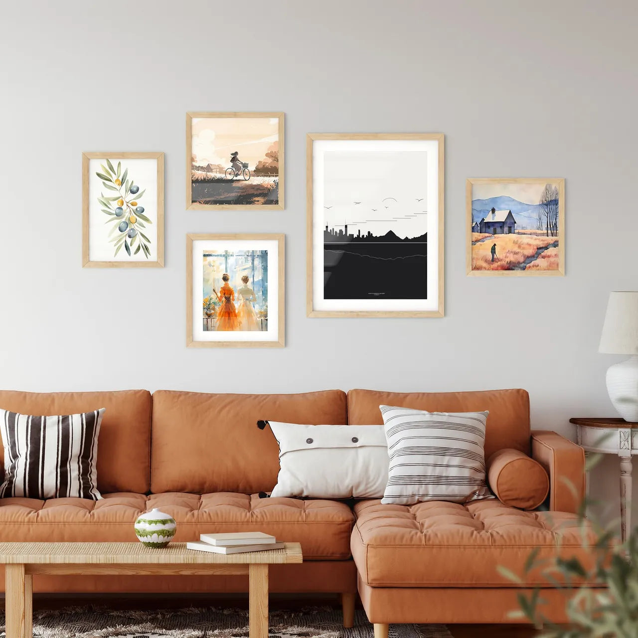 Rio De Janeiro Skyline - A Silhouette Of A City And Mountains Interior Design