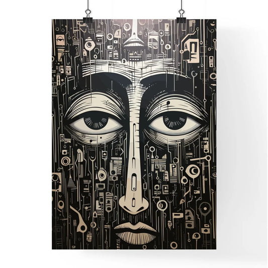 Wating To Start - A Black And Poster
