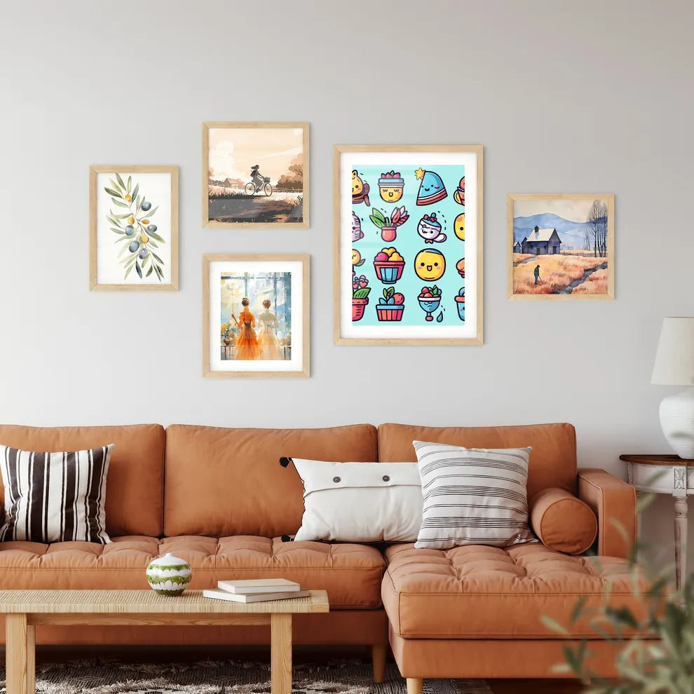 Colorful Easter Icons Art Print